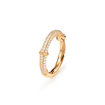 OLE LYNGGAARD COPENHAGEN Nature ring IV halv pavé ring