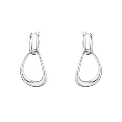 Georg Jensen "Offspring" øreringer i sølv