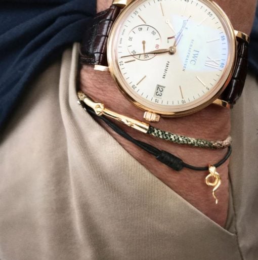 OLE LYNGGAARD COPENHAGEN Life armbånd Safari med gult gull lås - Bilde 4