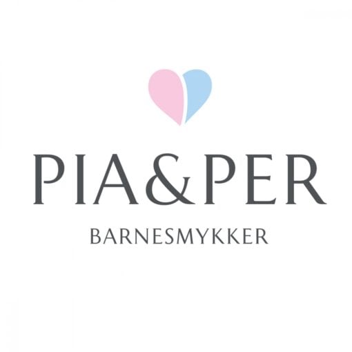Pia og Per «Fader vår» hjerte sølv med hvit emalje - Bilde 4