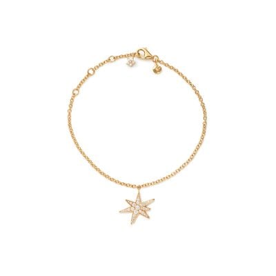 OLE LYNGGAARD COPENHAGEN Funky Stars medium armbånd i gult gull
