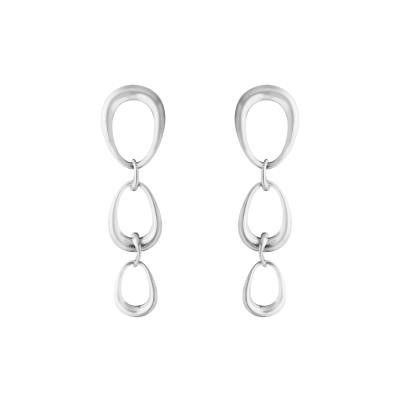 Georg Jensen "Offspring øreringer" i sølv