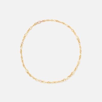OLE LYNGGAARD COPENHAGEN Love Collier mini i gult og rosé gull